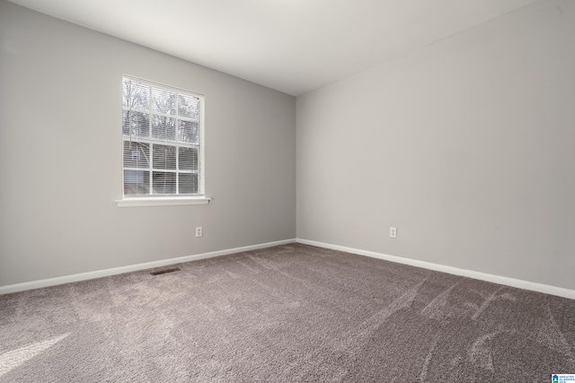 spare room with carpet flooring