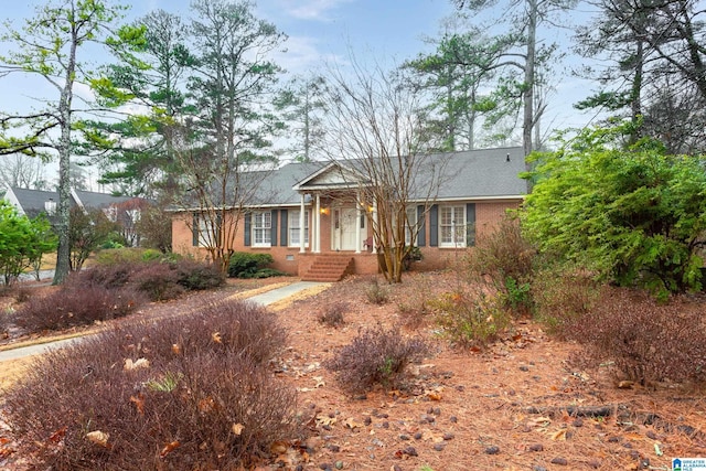 view of ranch-style house