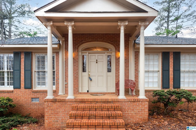 view of entrance to property