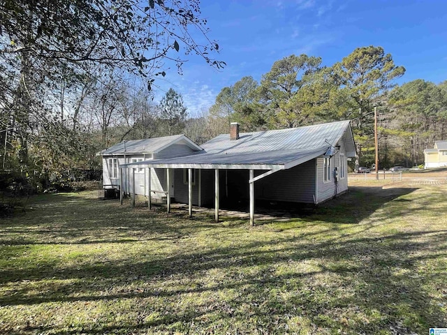 view of outdoor structure featuring a carport