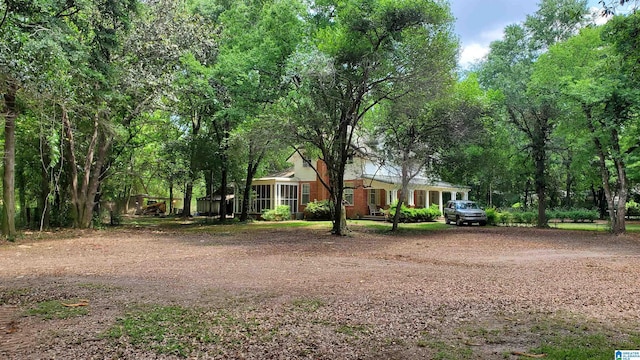 view of front of home