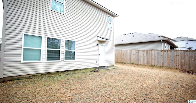 view of back of property