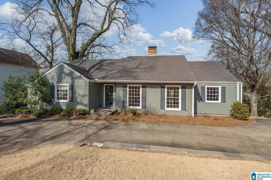 view of ranch-style house