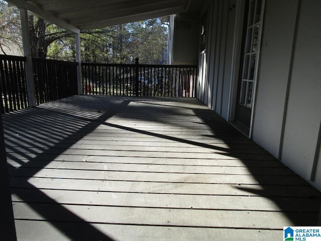 view of deck