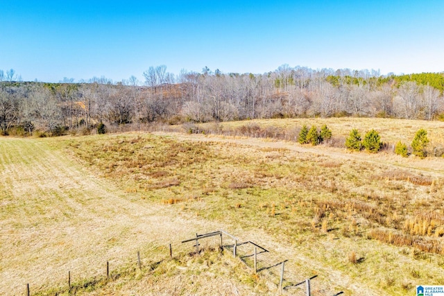 view of nature with a rural view