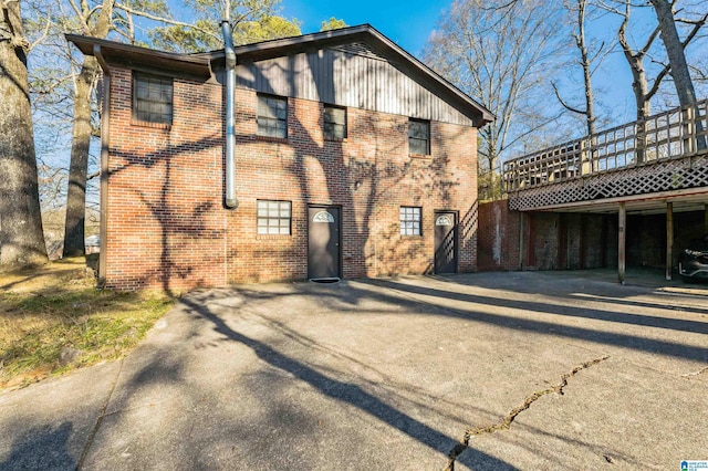 view of rear view of house