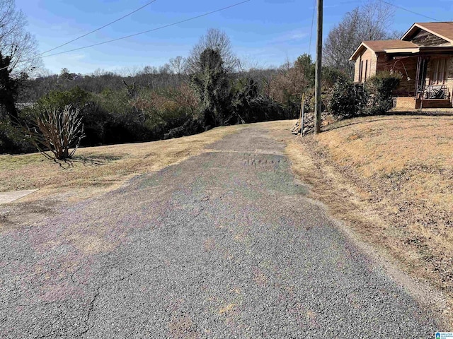 view of road