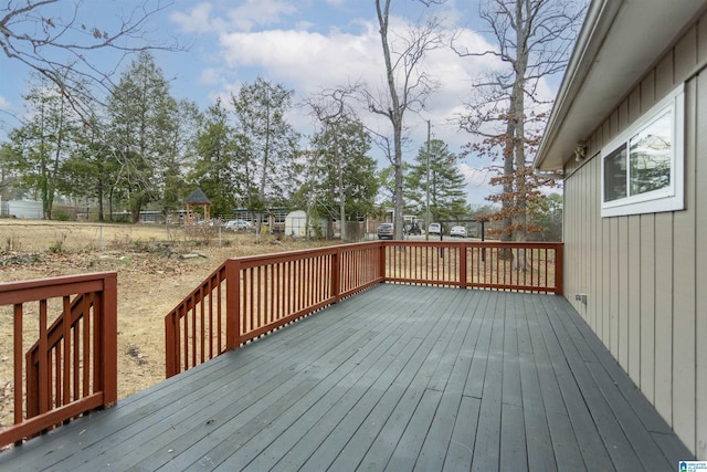 view of deck