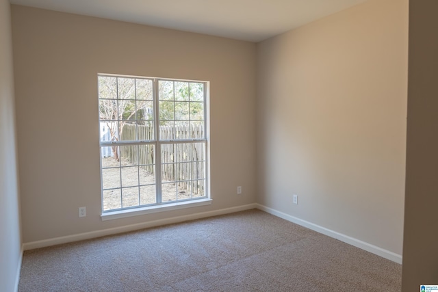 carpeted empty room featuring a healthy amount of sunlight