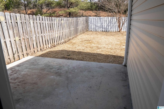 view of yard featuring a patio area