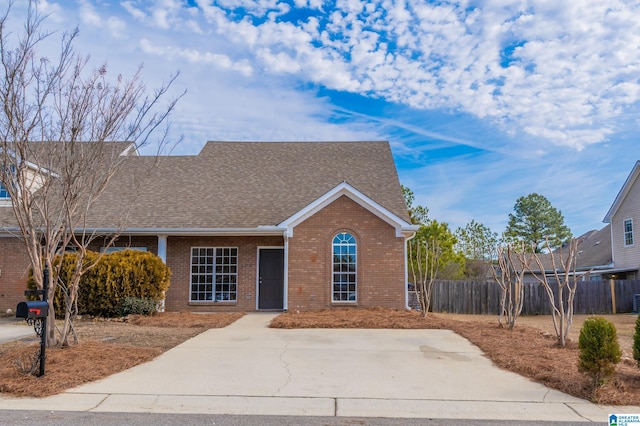 view of front of home