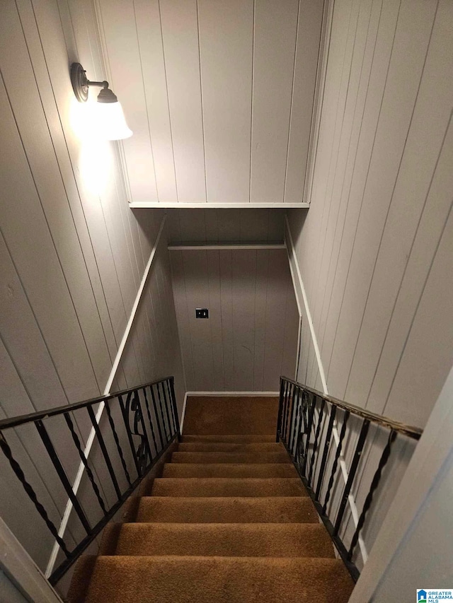 view of stairs