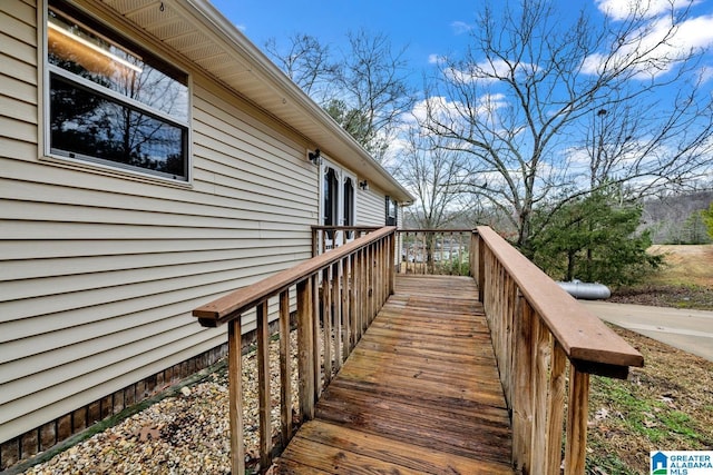 view of deck