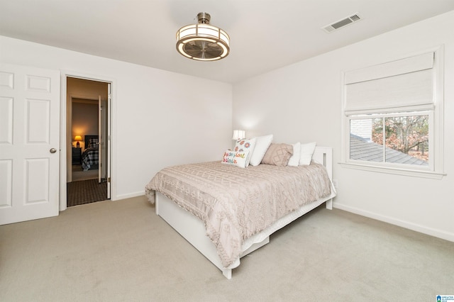 bedroom featuring carpet floors