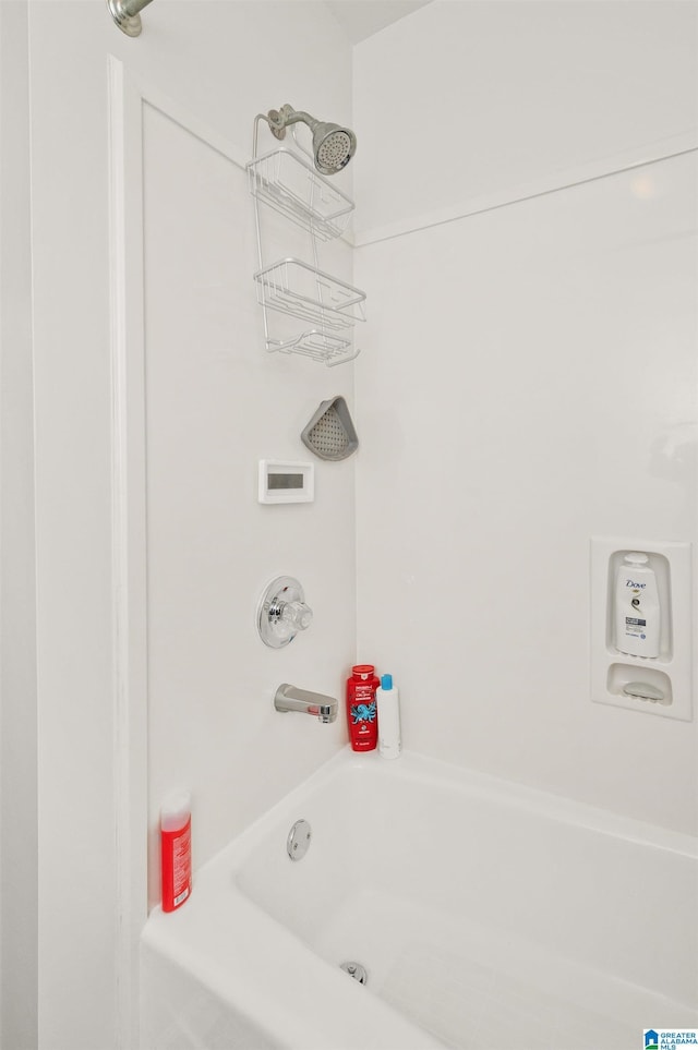 bathroom featuring shower / bath combination