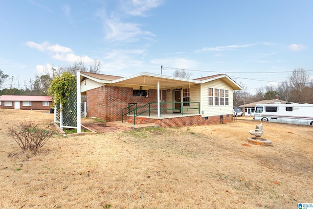 back of house featuring a patio