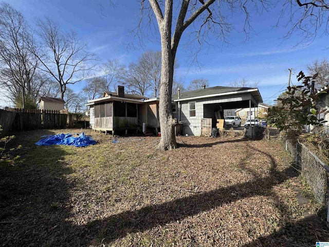 view of rear view of house