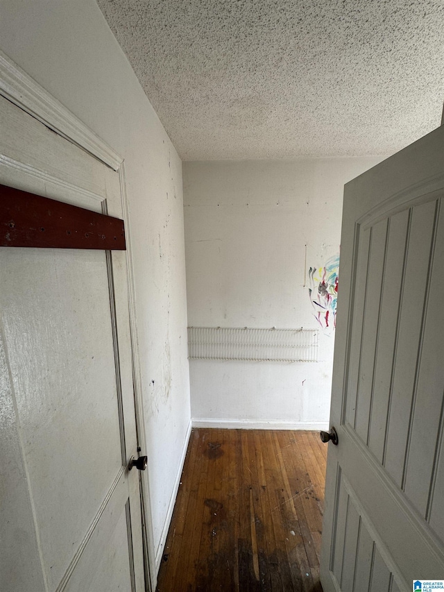 interior space featuring wood-type flooring