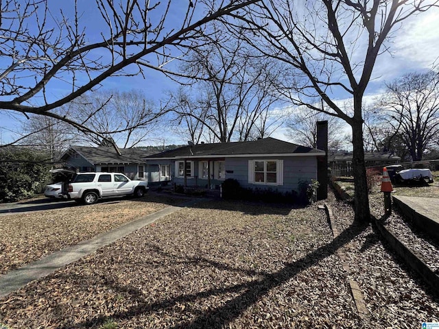 view of ranch-style house