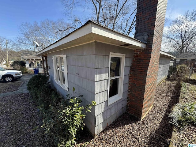 view of side of property