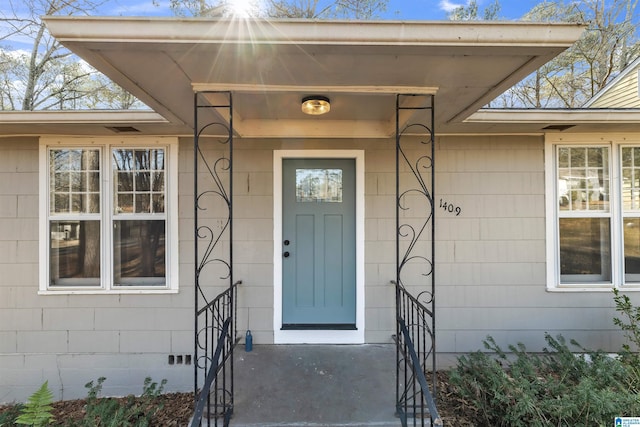 view of property entrance