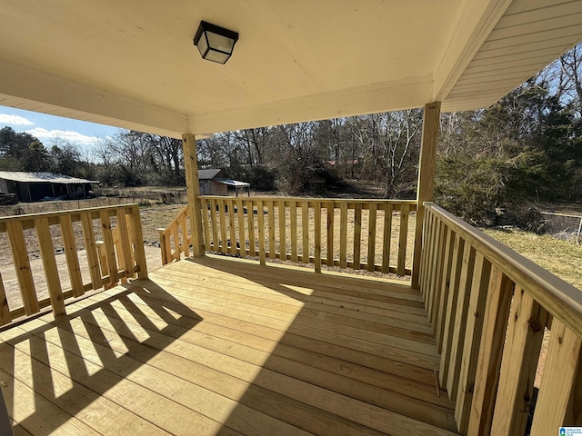 view of deck