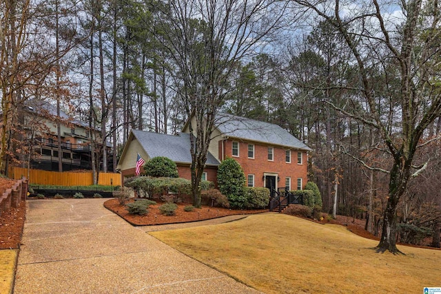 view of colonial-style house