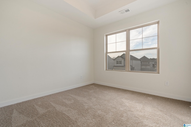 spare room with carpet flooring