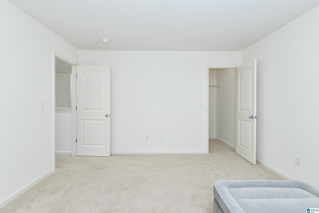 interior space with light carpet