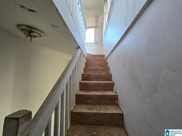 view of staircase