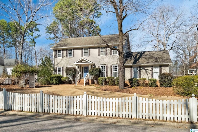 view of colonial inspired home