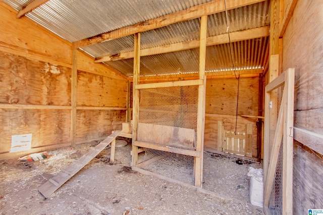 view of horse barn