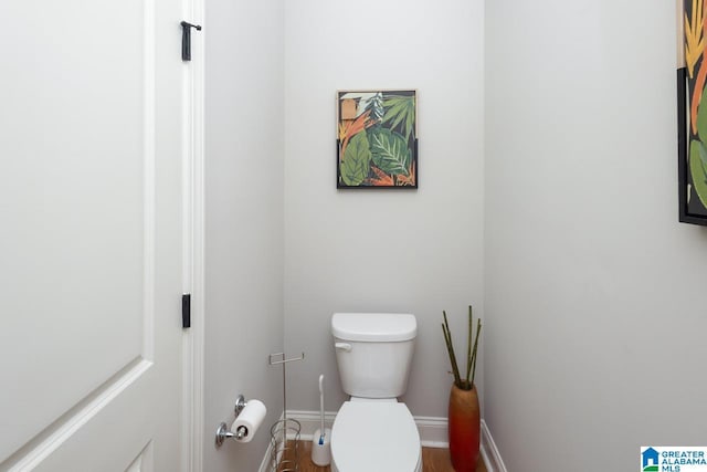 bathroom with toilet