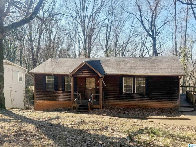 view of front of home