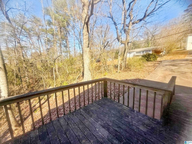 view of deck