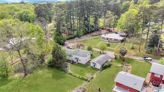 46 3rd Ave, Shelby, AL 35143 - drone / aerial view with a residential view and a wooded view