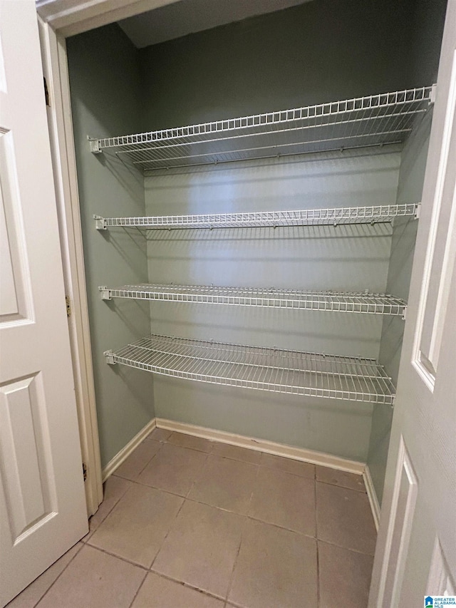 view of pantry