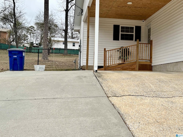 exterior space featuring a patio