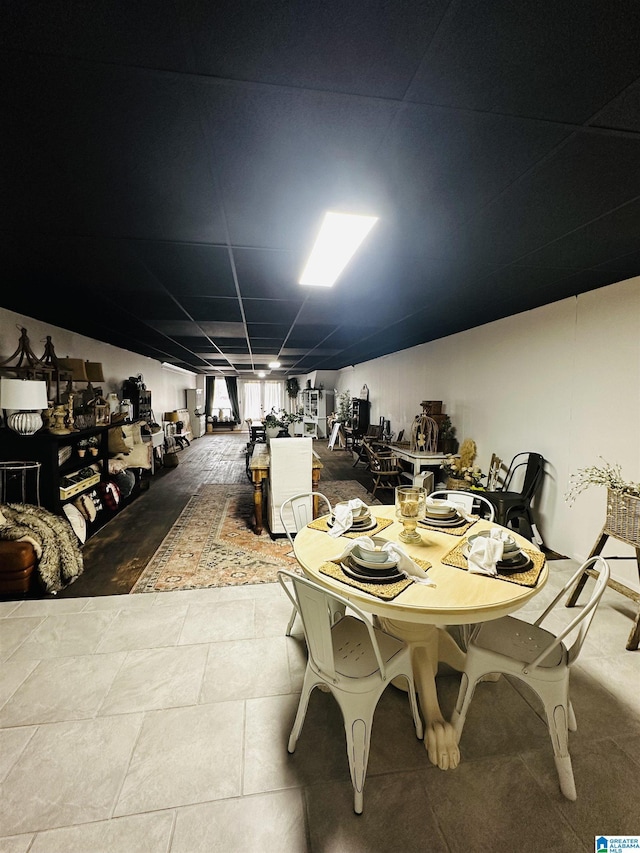 view of dining room