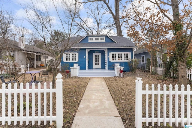 view of bungalow