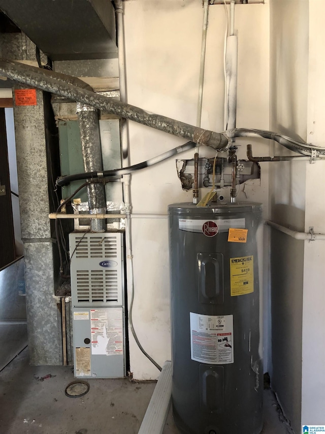 utilities with electric water heater