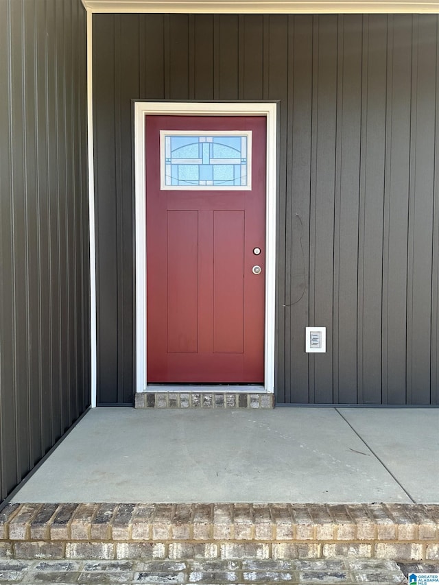 view of entrance to property