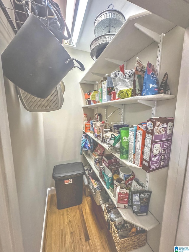 view of pantry