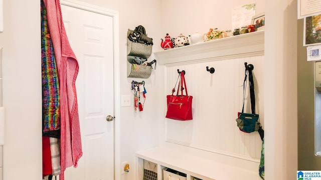 view of mudroom