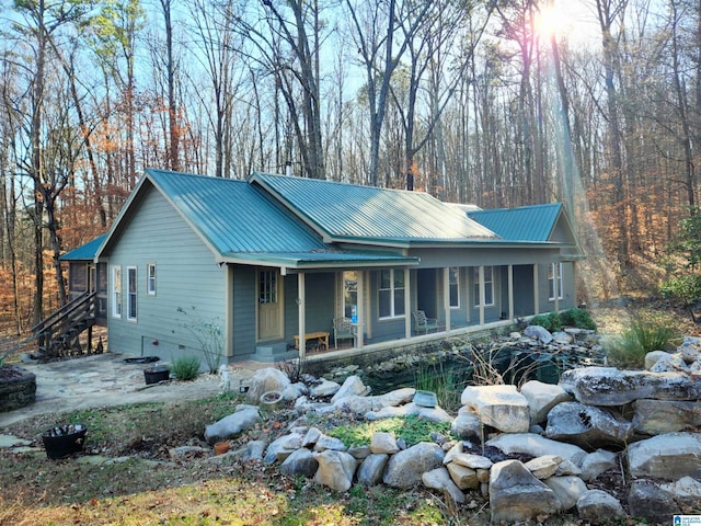 view of front of home