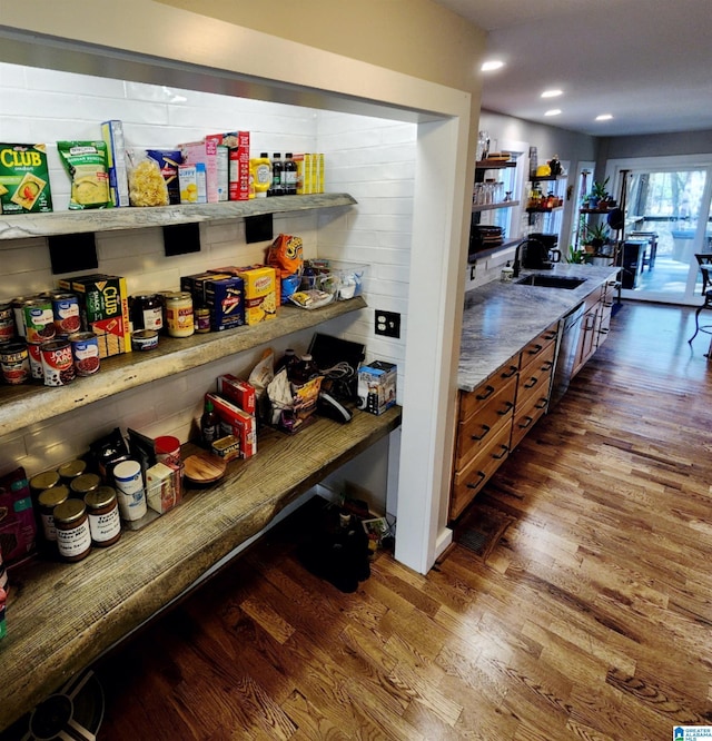 pantry with sink