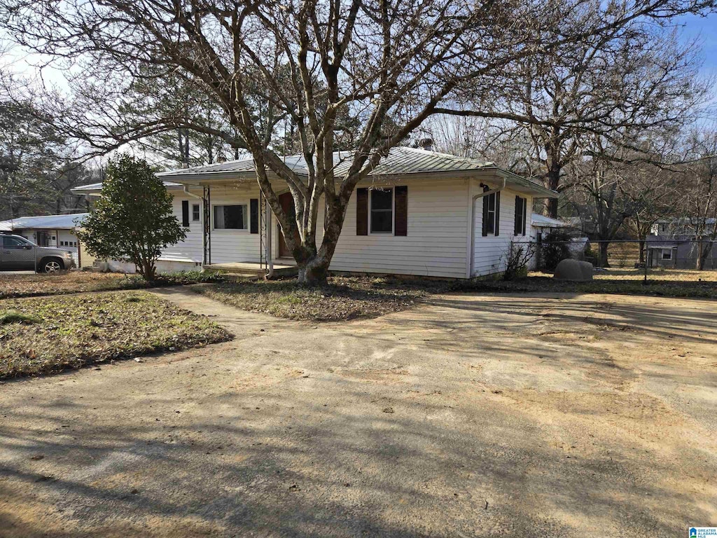 view of ranch-style home