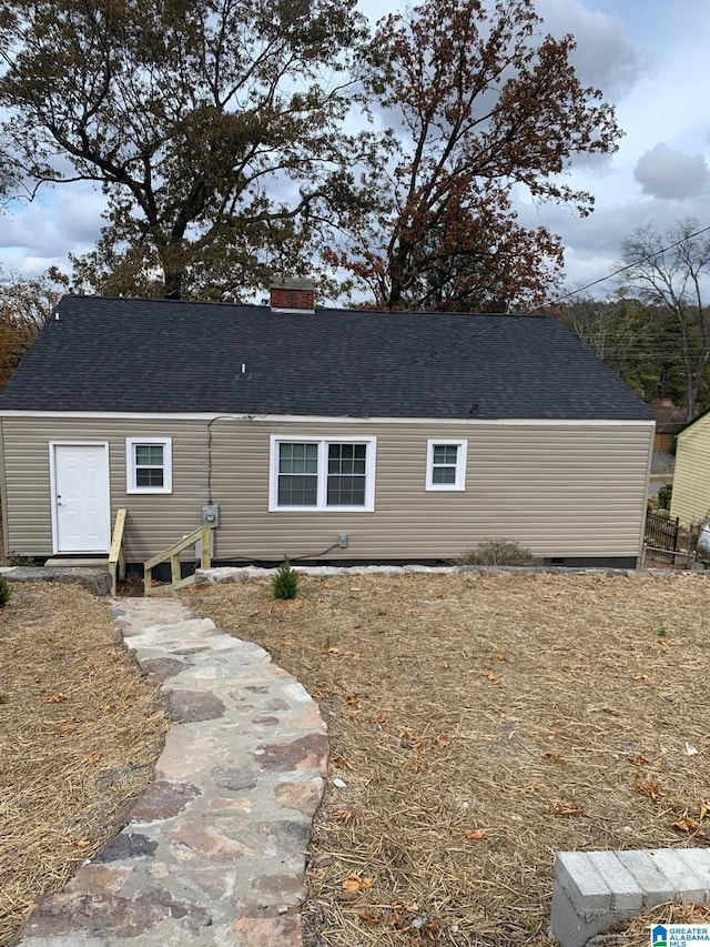 view of rear view of house