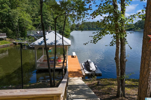 373 Pineywoods Dr, Wedowee, AL 36278 - dock area featuring a water view