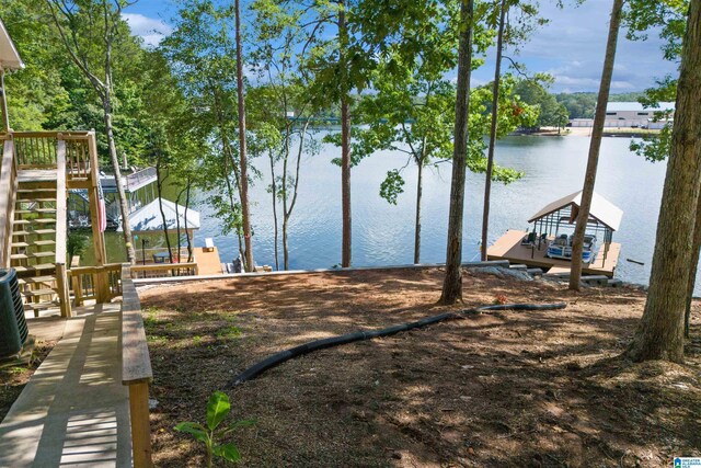 373 Pineywoods Dr, Wedowee, AL 36278 - water view with a dock